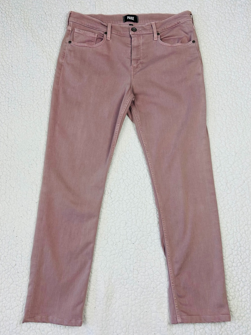 PAIGE LENNOX Jeans Men's 34 Denim Color Vintage Twilight Haze Stretch Slim Fit